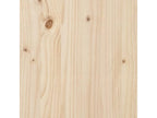 Tête de lit murale 81x3x91.5 Bois massif de pin 60494RGDC