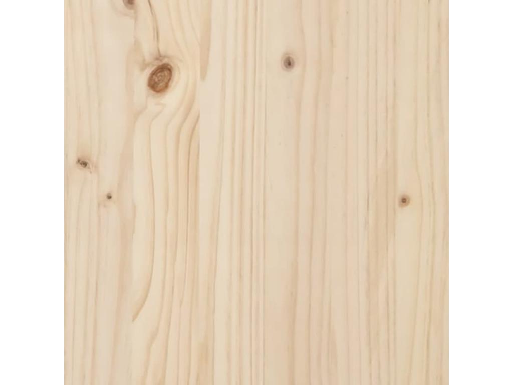 Tête de lit murale 81x3x91.5 Bois massif de pin 60494RGDC