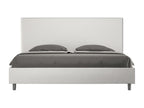 Lit coffre rembourrée 180x190 similicuir blanc Bohometop 32312NQLU