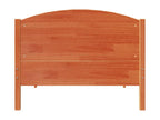 Cadre de lit sans matelas cire marron 90x200 cm bois pin massif 83479TBJE