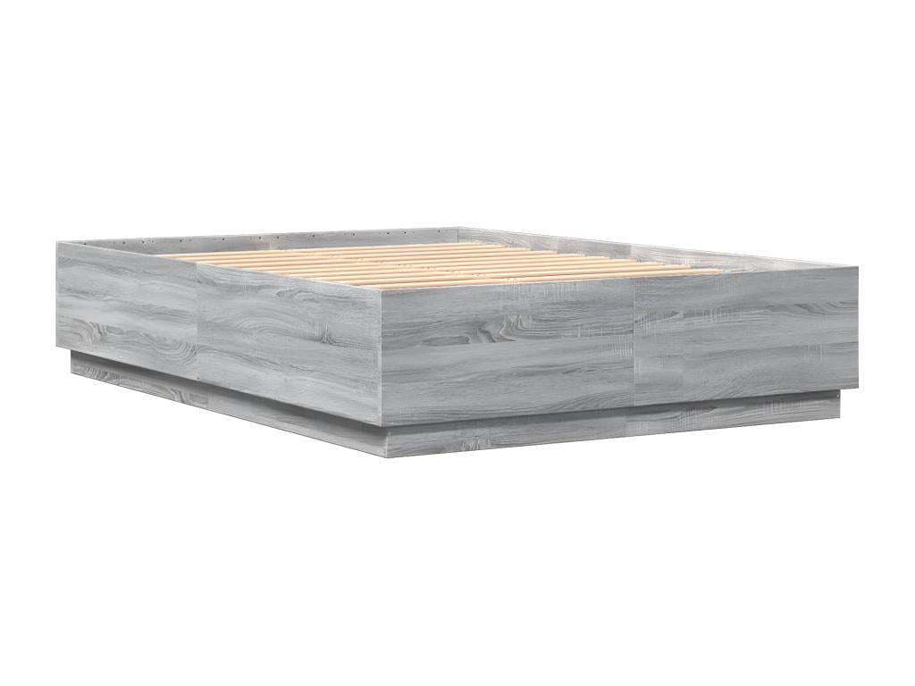 Cadre de lit sans matelas Calmetop gris 120x200 cm 09797ZWUU
