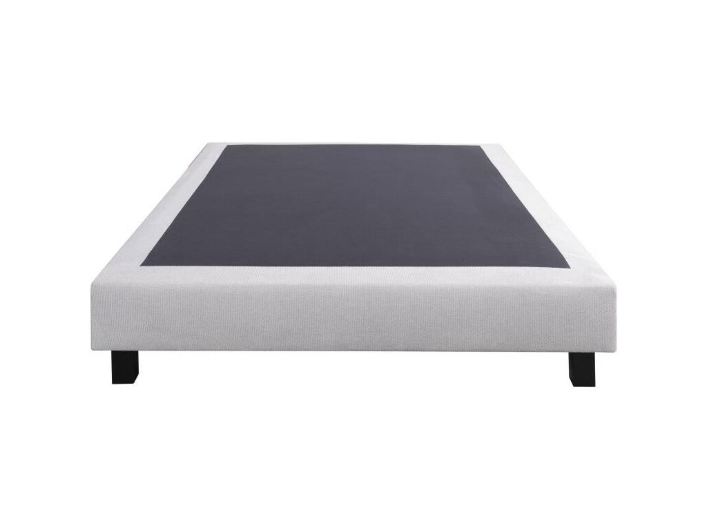 Ensemble Matelas Nidchicshop 26cm ressorts ensachés ferme face été/hiver sommier gris ep20cm oreiller couette Tête de Lit 140x200cm 51925IYXN
