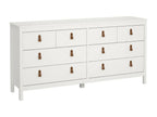 Buffet Nidchicshop Buffet du salon Commode de salon Garde-manger de cuisine 160x38 h80 cm Blanc 12159TURJ