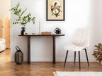 Lot de 2 chaises bouclette Victoria - Beige 53037PVOT