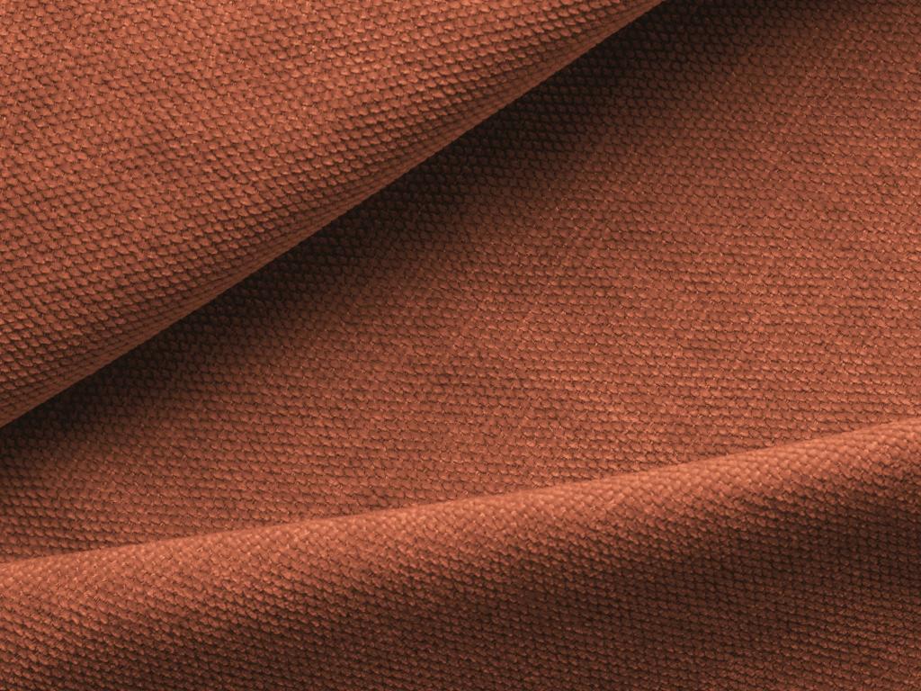 Lit rembourré 168x222 - en Chenille - terre cuite - Bohometop 70981BQSU