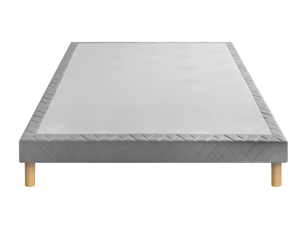 Médium Egérie - Sommier tapissier 160x200cm Couleur - Gris 19206IFVS