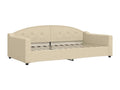 Lit de repos crème 100x200 tissu 52524JQPB