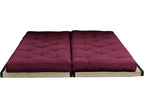 Nidchicshop canapé lit 3 places 2x70x200 Nidchicshop bordeaux 59419VENH