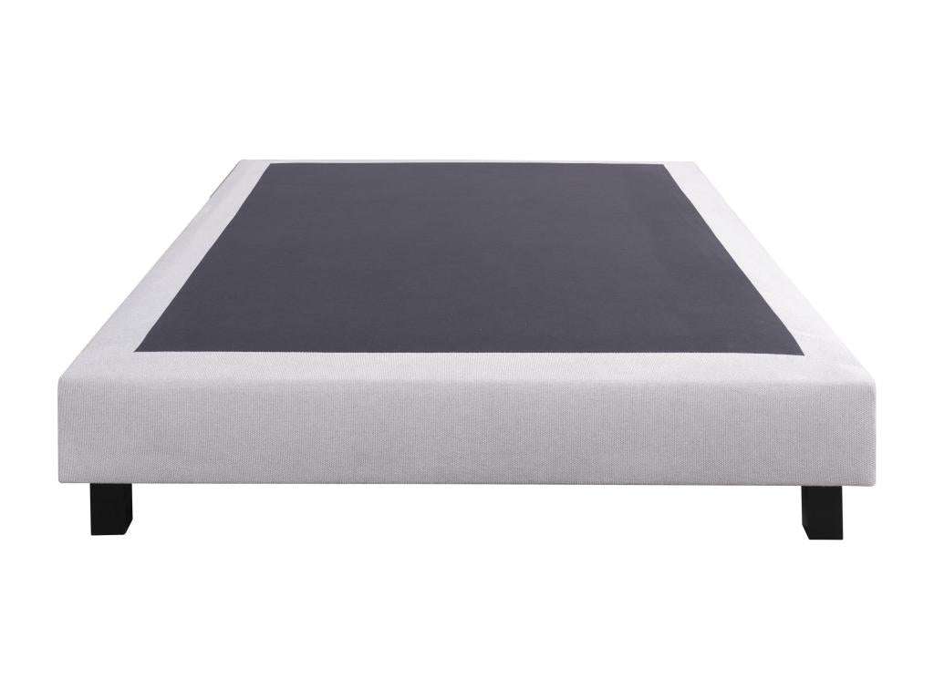 Ensemble Matelas 140x190 cm Sérénité 27 cm sommier gris 11210HLTC