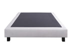 Ensemble Matelas 140x190 cm Sérénité 27 cm sommier gris 11210HLTC