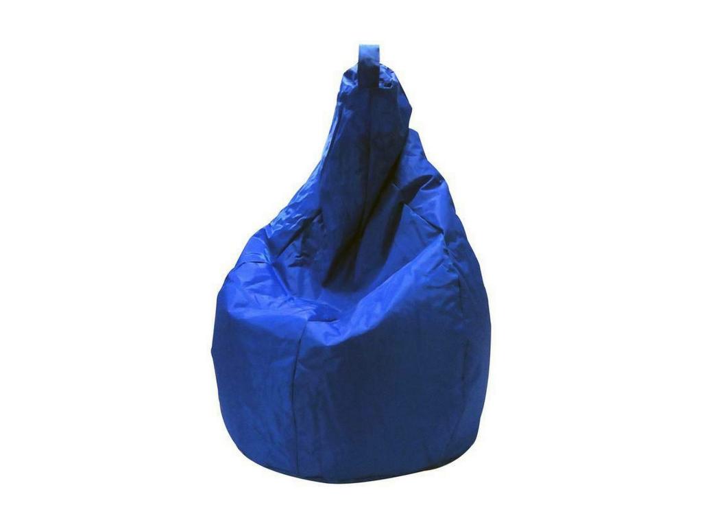Pouf Nidchicshop Fauteuil polyvalent Chaise sac Pouf repose-pieds Made in Italy 80x80 h120 cm Bleu 87278YWEK