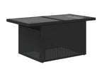 Salon de jardin 6 pcs avec coussins noir résine tressée 78195NITP