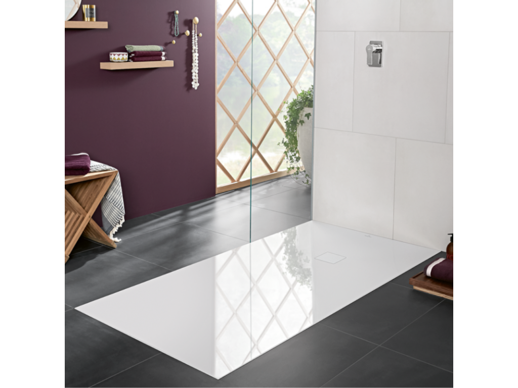 Récepteur 170x90 Calmetop acrylique rectangle nature sable 08639VLOZ