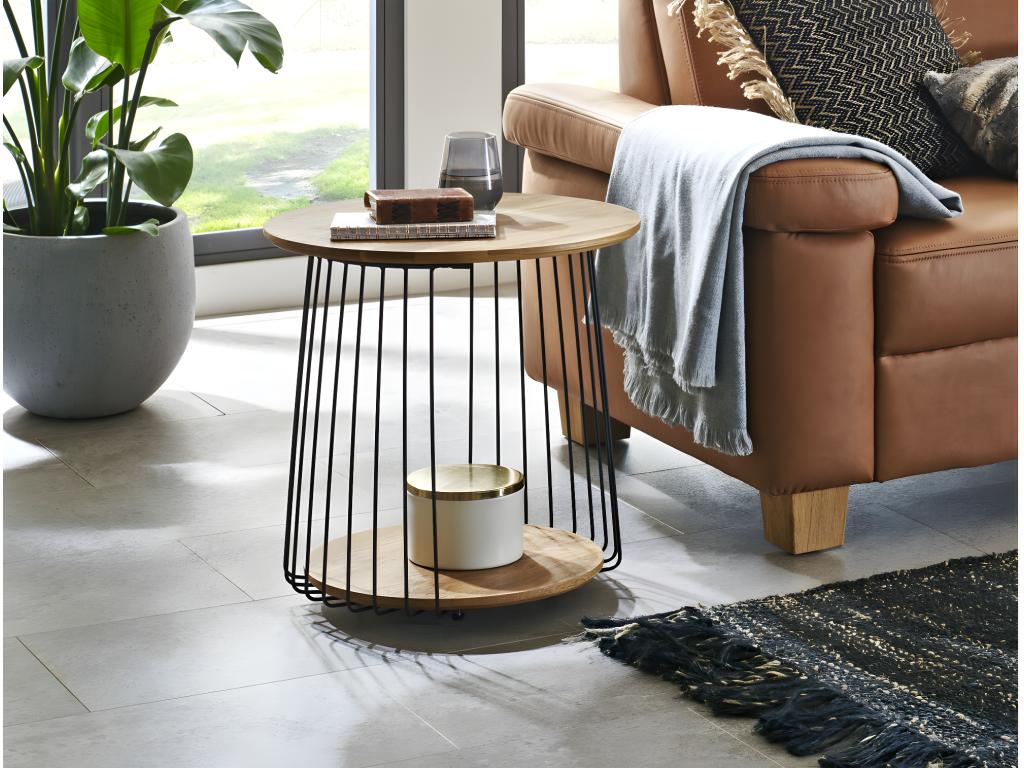 Table de Rendez-vous en Bois Calmetop 52cm Naturel 84250BGCU