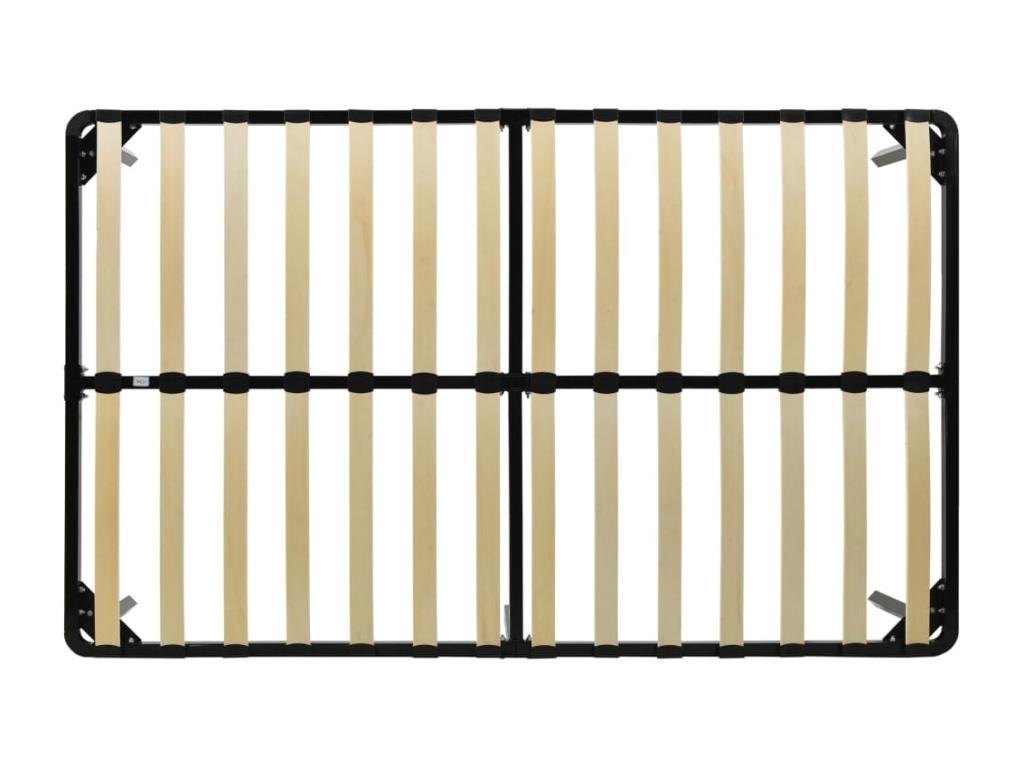Cadre de lit Noir Métal 140x200 cm 97598APUR
