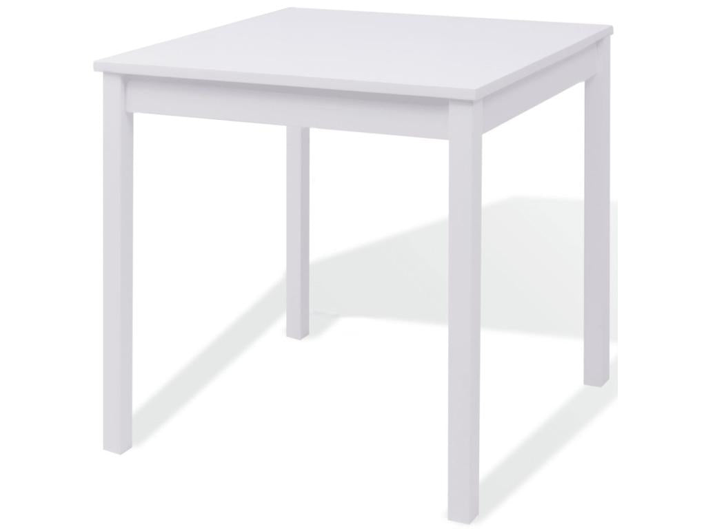Ensemble de salle à manger trois pièces Pinède Blanc 03975JARX