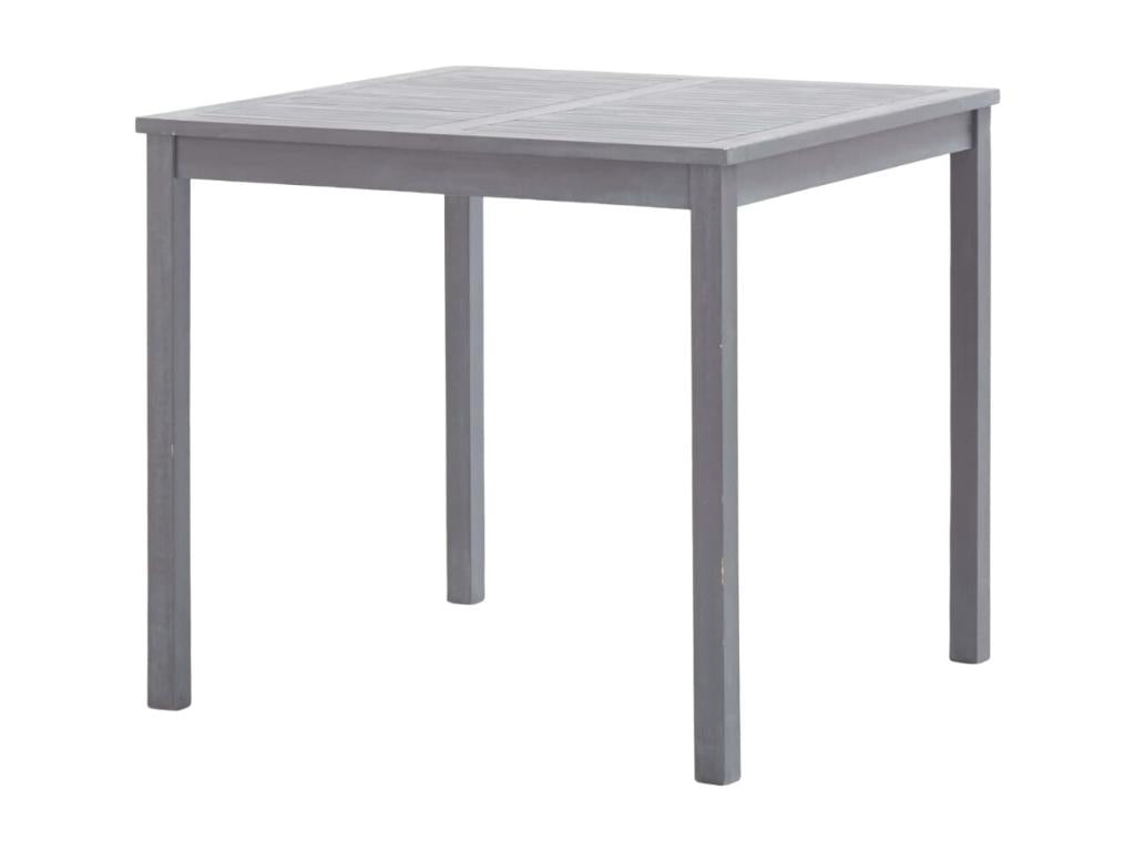 Ensemble à manger de jardin 5 pcs Bois d'Nidchicshop massif Gris 48239BKIZ