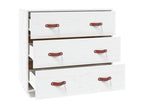 Buffet Blanc 80x40x75 cm Bois massif de pin 75406GBGD