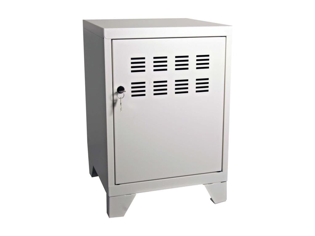 Casier de rangement en métal pour enfant 59 cm Blanc mat 49424RBXV
