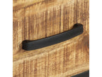 Table console 110x35x75 cm Bois de manguier brut 45782ZRYU