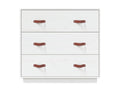 Buffet Blanc 80x40x75 cm Bois massif de pin 75406GBGD