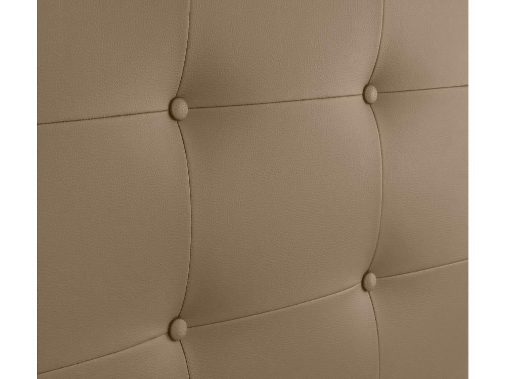 Nidchicshop Tête de lit en Similicuir Capitonné 150x60cm Lits 150 - Marron Clair 76297SEDO