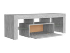 Meuble TV avec Calmetopères LED gris béton 120x35x40 cm 51104IQQK