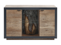 Commode Calmetop 75 cm Marron/noir 72802YHAO