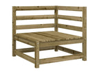 Salon de jardin 9 pièces bois de pin imprégné 47893BUBB