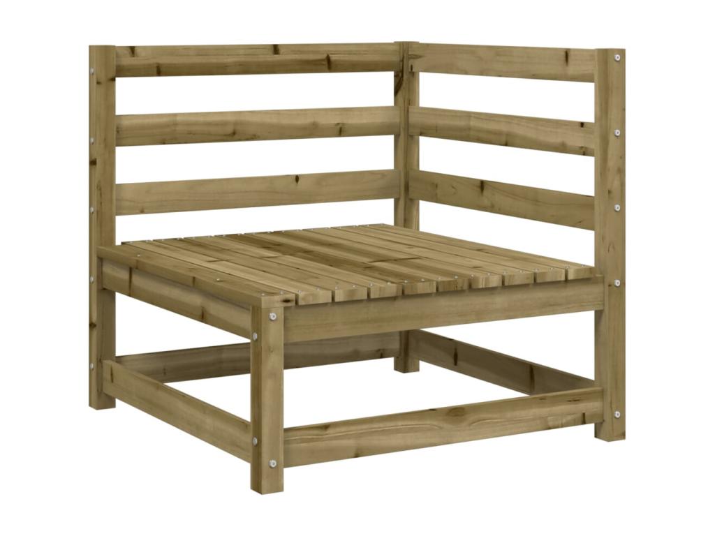 Salon de jardin 9 pièces bois de pin imprégné 47893BUBB