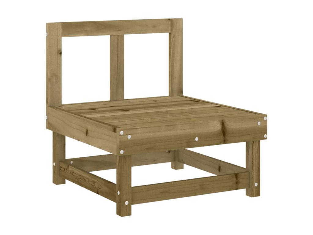Salon de jardin 8 pcs bois de pin imprégné 12253EBNH