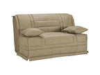 Banquette BZ tissu matelas Calmetop 15cm Calmetop-Couleur Beige-160x200-Coffre de rangement Avec rangement 54632OHJA