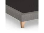 Sommier déco tapissier gris - Calmetop 180x200 87805CVYZ