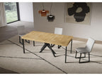 Console extensible 90x40/196 cm Nidchicshop Small chêne nature pieds anthracite 47286ZGRJ