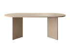 Table à manger - couleur Cappuccino - 90x204 cm - Nidchicshop 82512KKDN