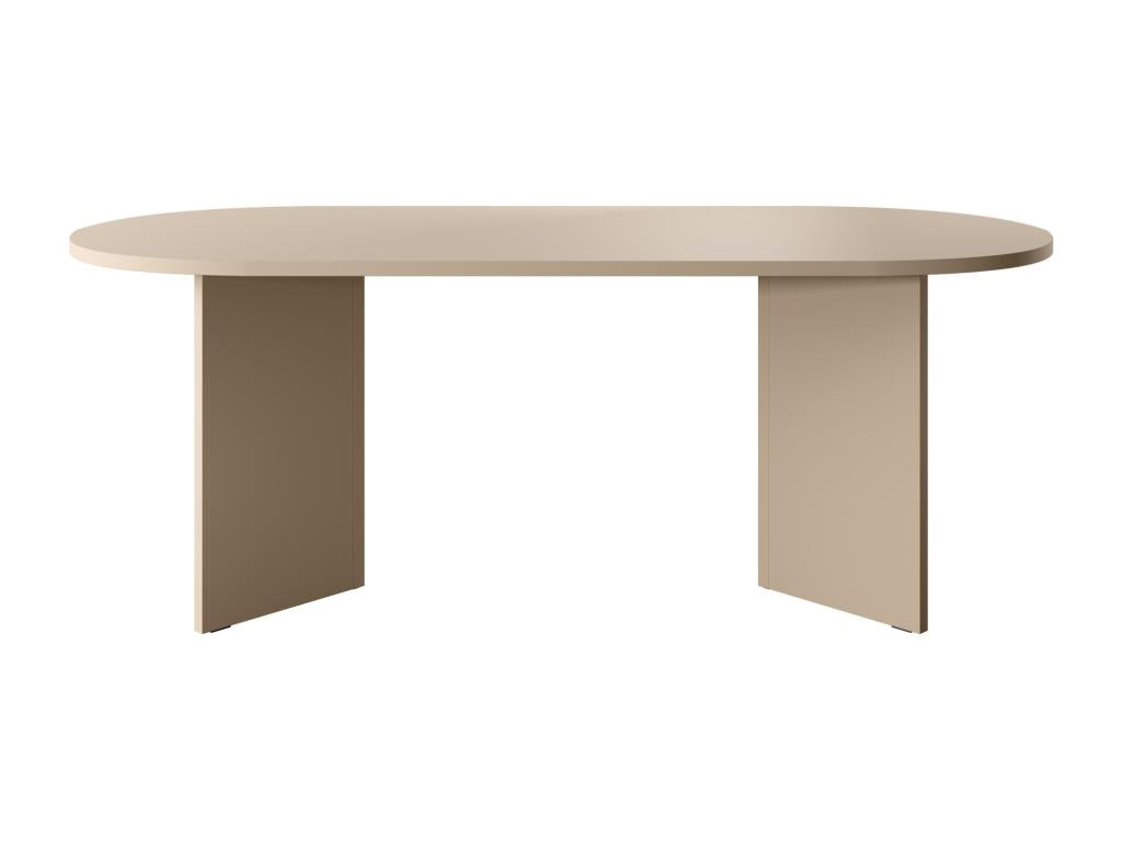 Table à manger - couleur Cappuccino - 90x204 cm - Nidchicshop 82512KKDN