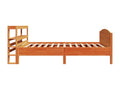 Cadre de lit sans matelas cire marron 90x200 cm bois pin massif 83479TBJE