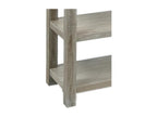 Console 2 Niveaux / 2 Tiroirs Calmetop 100cm Gris 64374QDPW