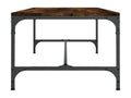 Table basse Chêne fumé 100x50x35 cm Bois d'ingénierie 44021BTRJ