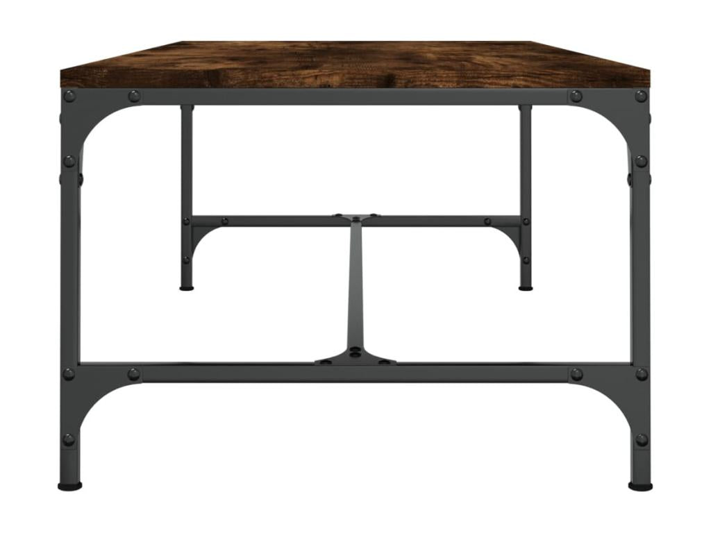 Table basse Chêne fumé 100x50x35 cm Bois d'ingénierie 44021BTRJ